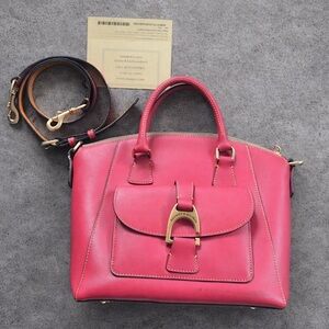 Dooney & Bourke Emerson Naomi Satchel/Continental Clutch Set Geranium